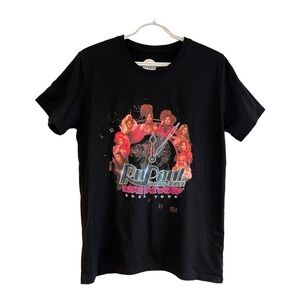RuPaul’s Drag Race Werq the World 2022 Tour Tee Black Graphic Unisex L